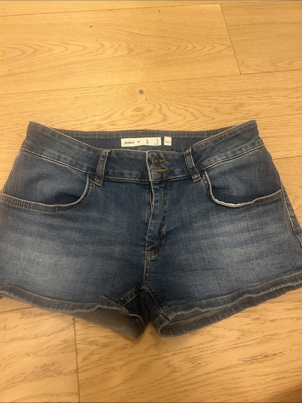 Casual Women's Blue Denim Jean Shorts